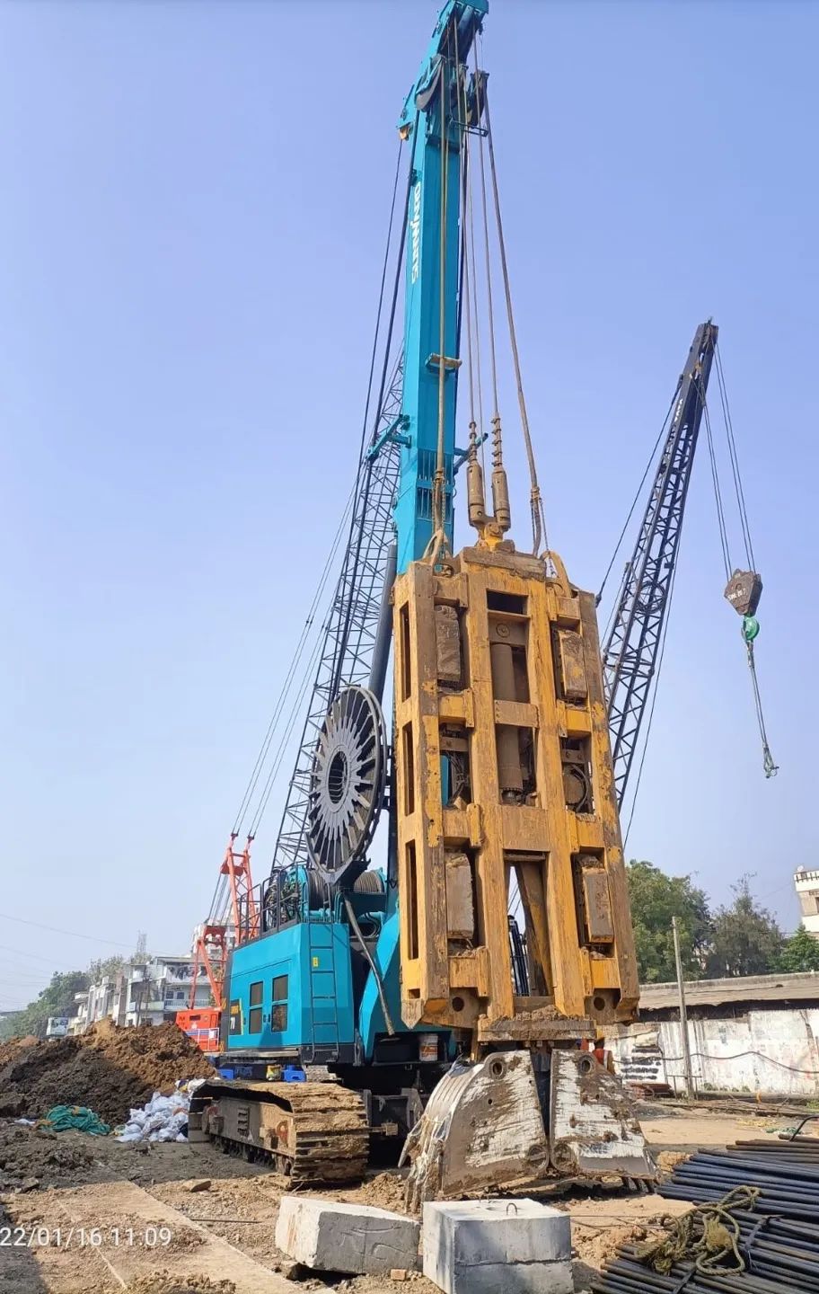 感激信！j9国际集团智能SWHG70液压抓斗助力海表基础施工获注定