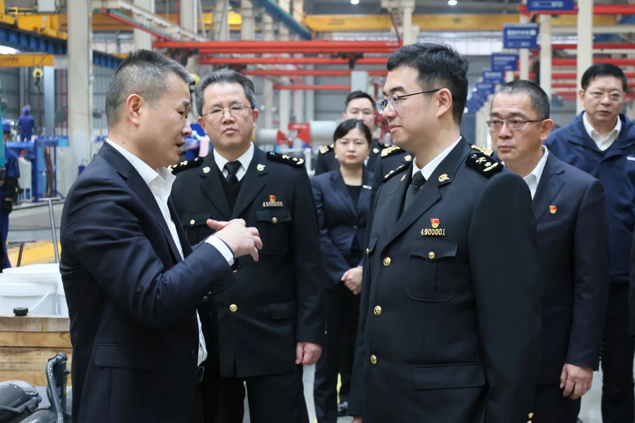 长沙海关党委书记、关长沈大为调研j9国际集团智能