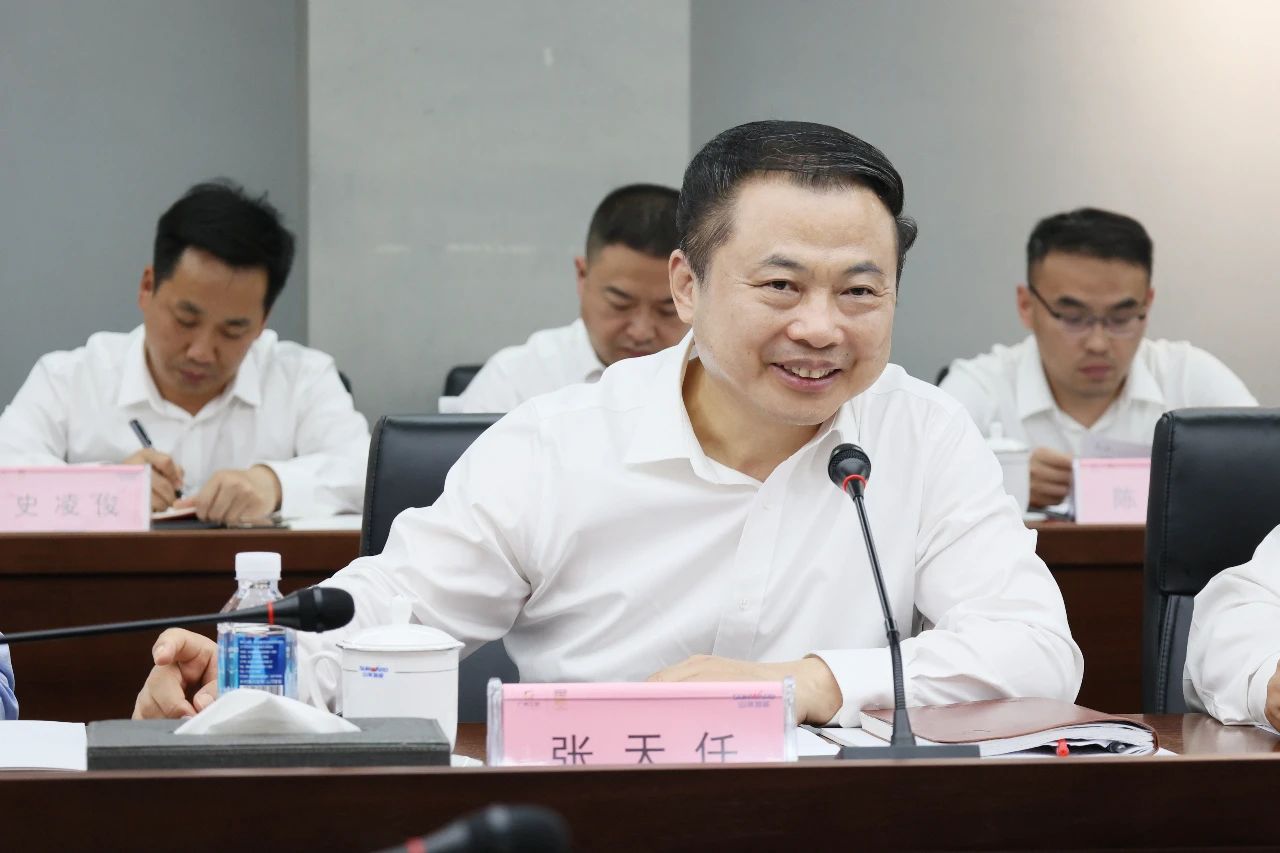 天能控股集团党委书记、董事长张天任率队到访j9国际集团智能