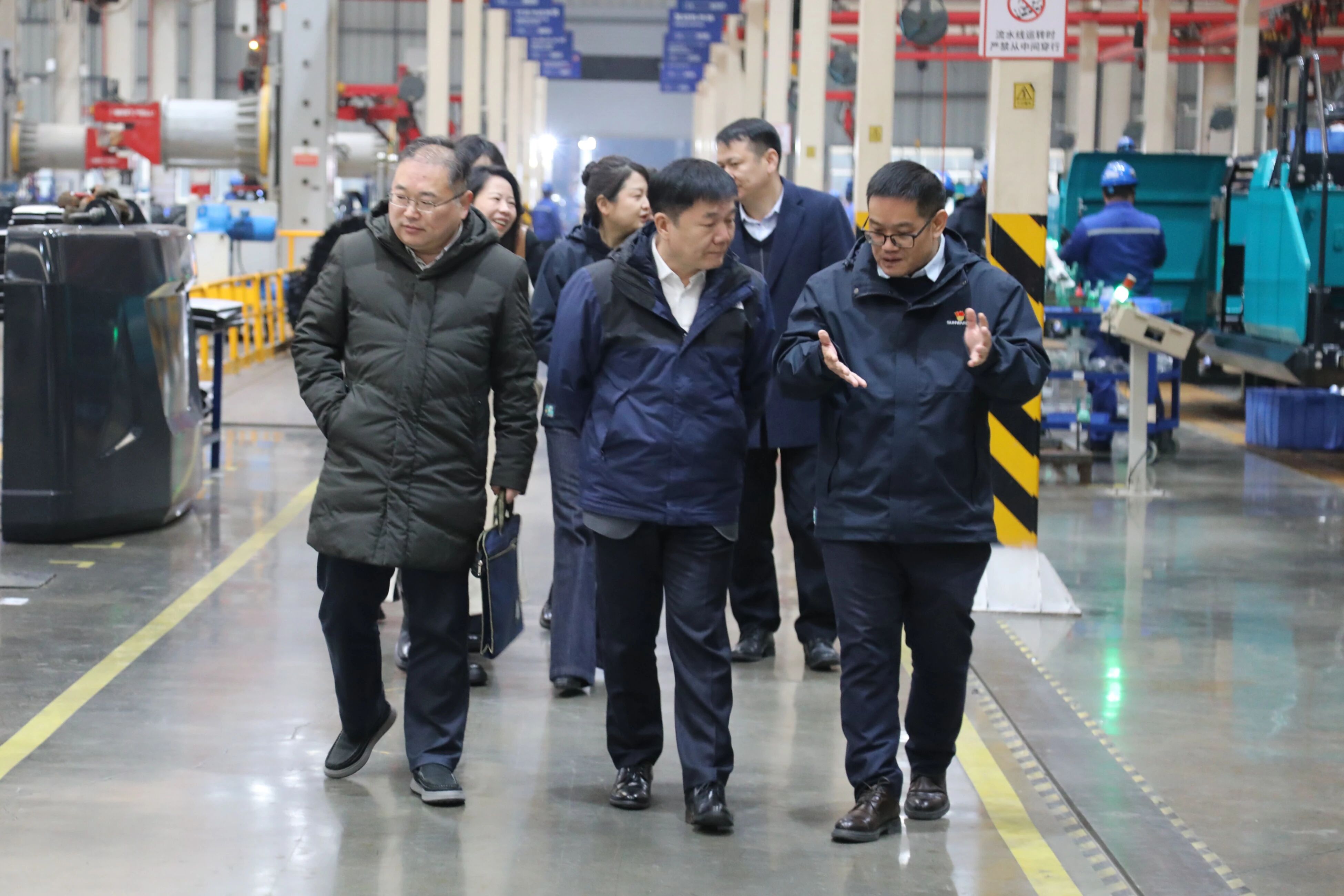 中国出口信誉保险公司湖南分公司掌管人蔡旺到访j9国际集团智能
