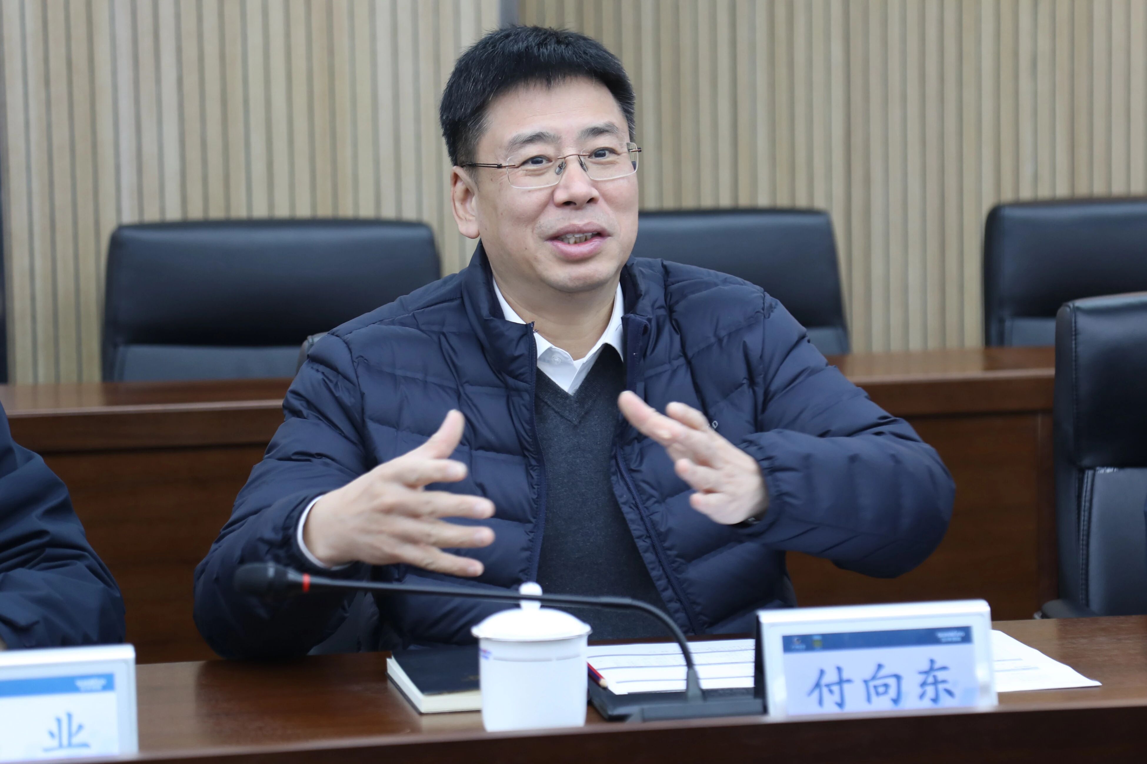 中国出口信誉保险公司湖南分公司掌管人蔡旺到访j9国际集团智能